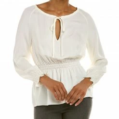 Theory Modern Silk Top Women Tops
