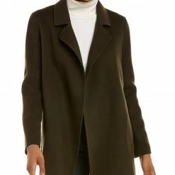 Theory Sileena Wool & Cashmere-Blend Coat Women Outerwear