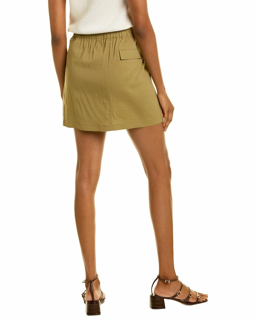 Theory Stitched Pocket Linen-Blend Skirt Women Skirts 4 Theory Stitched Pocket Linen-Blend Skirt Women Skirts - Image 2