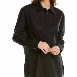Theory Classic Menswear Shirt Women Tops