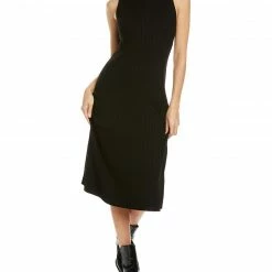 Theory Cable Rib Wool-Blend Sweaterdress Women Dresses