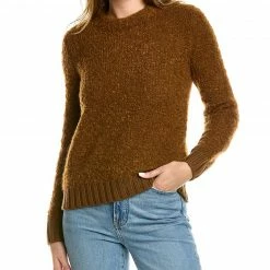 Theory Wool & Alpaca-Blend Boucle Sweater Women Sweaters & Knits
