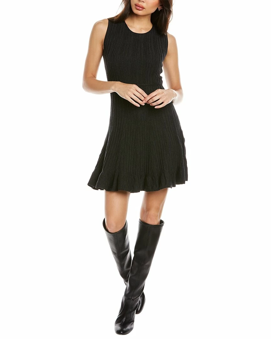 Theory Linear Wool-Blend Sweater Dress Women Dresses 3 Theory Linear Wool-Blend Sweater Dress Women Dresses